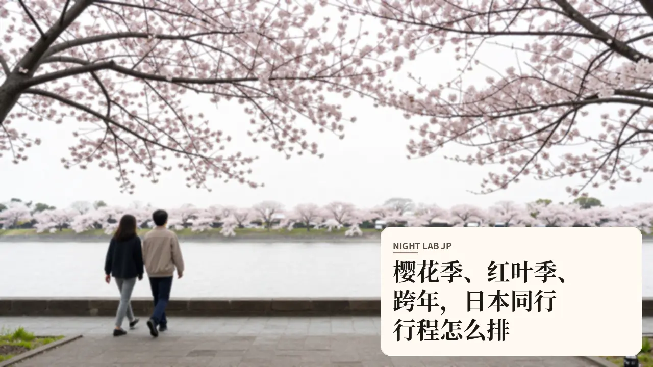 樱花季、红叶季、跨年，日本同行行程怎么排