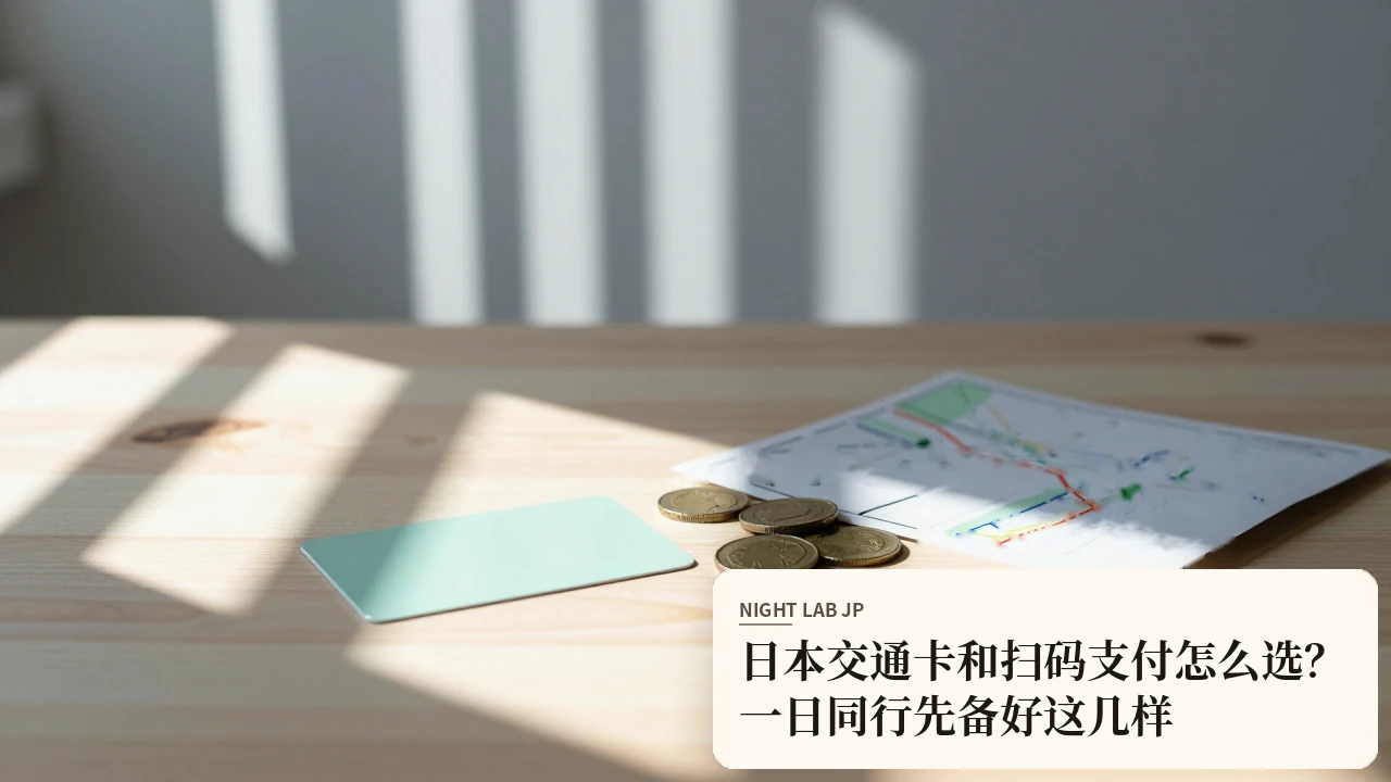 日本交通卡和扫码支付怎么选？一日同行先备好这几样