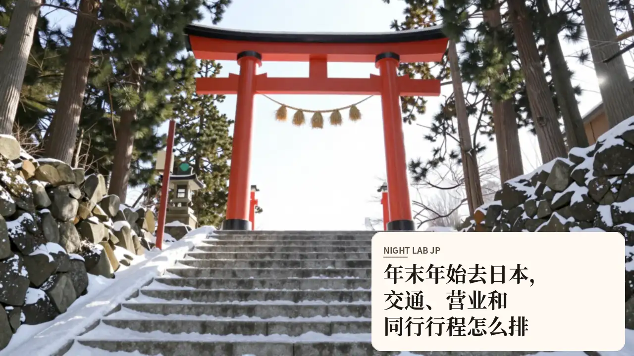 年末年始去日本，交通、营业和同行行程怎么排