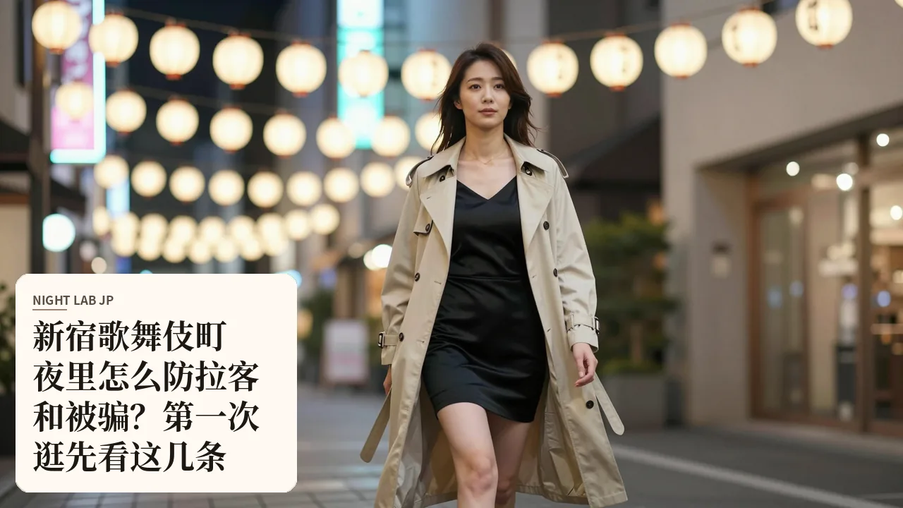 新宿歌舞伎町夜里怎么防拉客和被骗？第一次逛先看这几条