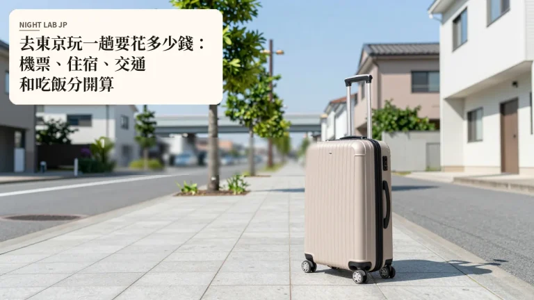 去東京玩一趟要花多少錢：機票、住宿、交通和吃飯分開算